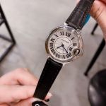 Cartier Imported Saphire Glass 316L Steel Japan NH05 Movement Red/Black Bracelet Watch